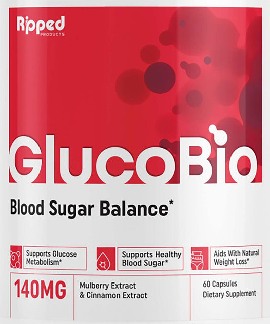 GlucoBio Blood Health Support Dietary Supplement -60 Capsules