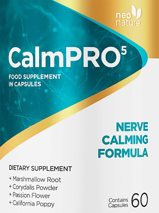 CalmPro 5 Nerve Calming Formula - Genuine - 60 Capsules of Calm Pro 5