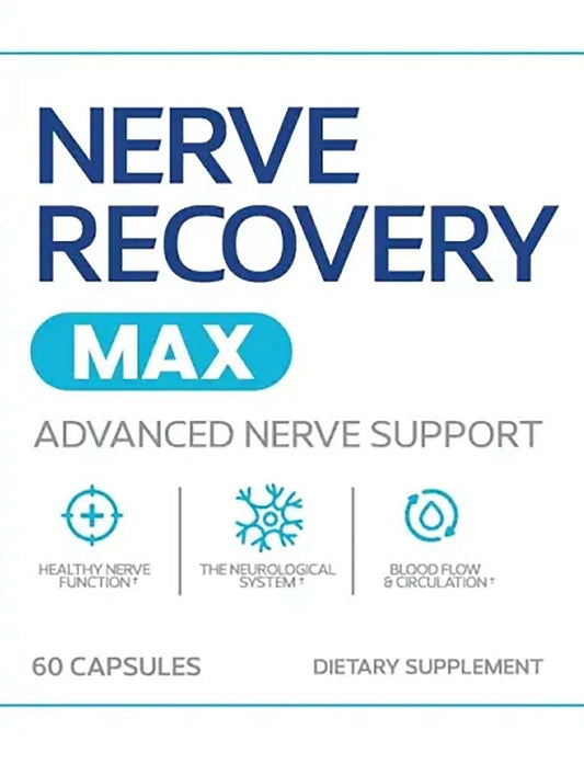 Nerve Recovery Max Health Supplement 60 Capsules Genuine Nerve Recovery Max