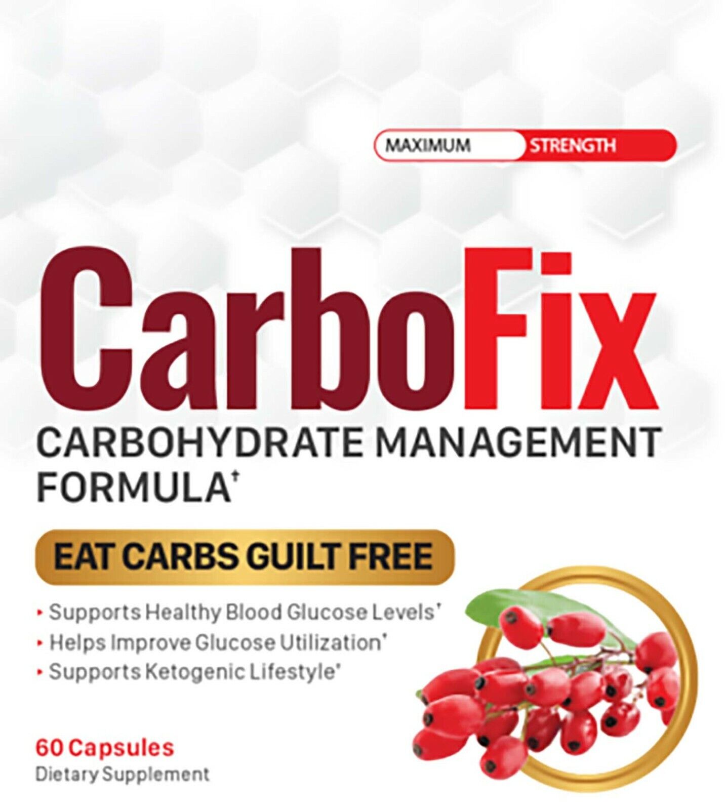 Carbo Fix Carbohydrate Management Formula 60 Capsules