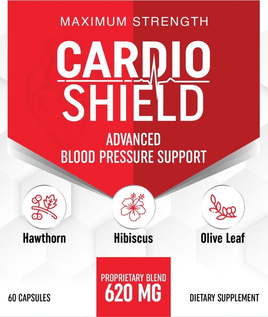 Cardio Shield Health Supplement Pills - 60 Capsules