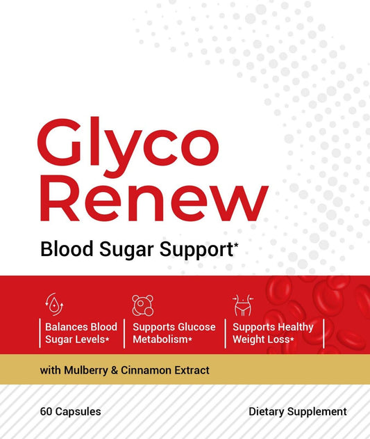 Glyco Renew Blood Health Support Supplement - Genuine Glyco Renew 60 Capsules