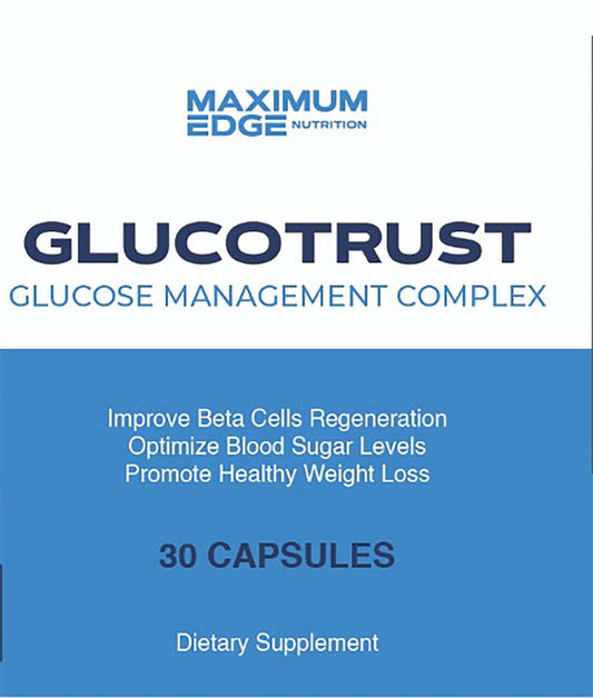 GlucoTrust Blood Health Support Formula - 30 Capsules of Gluco Trust