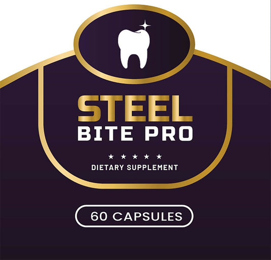 Steel Bite Pro Teeth & Gum Supplement 60 Capsules 