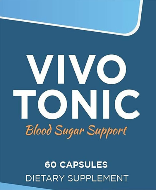 Vivo Tonic Blood Sugar Support Supplement Formula 60 Capsules