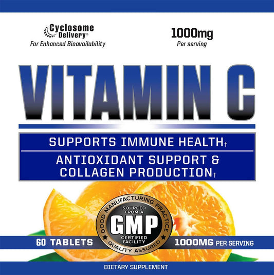 Liposomal Vitamin C Capsules High Absorption 1,000 mg Per Serving Immune Support