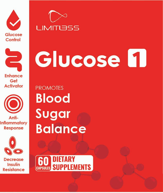 Glucose 1 Blood Health Balance Pills Glucose1 - New 60 Capsules