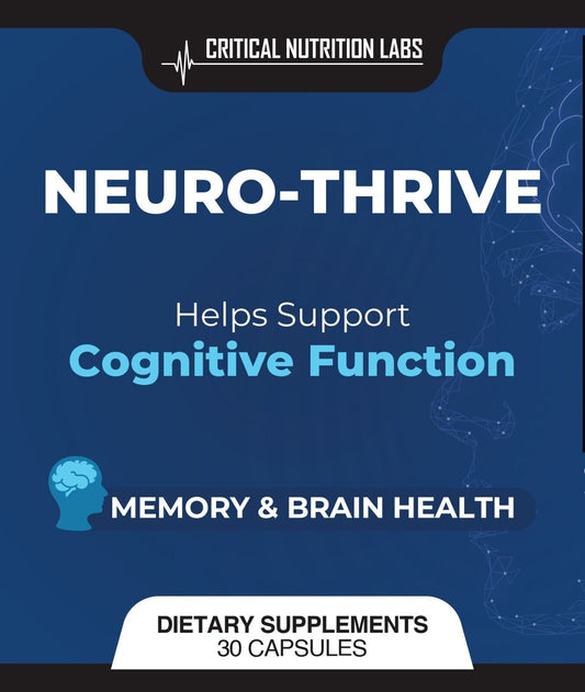 Neuro-Thrive Supports Cognitive Function Memory & Brain Health - Genuine 30 Caps